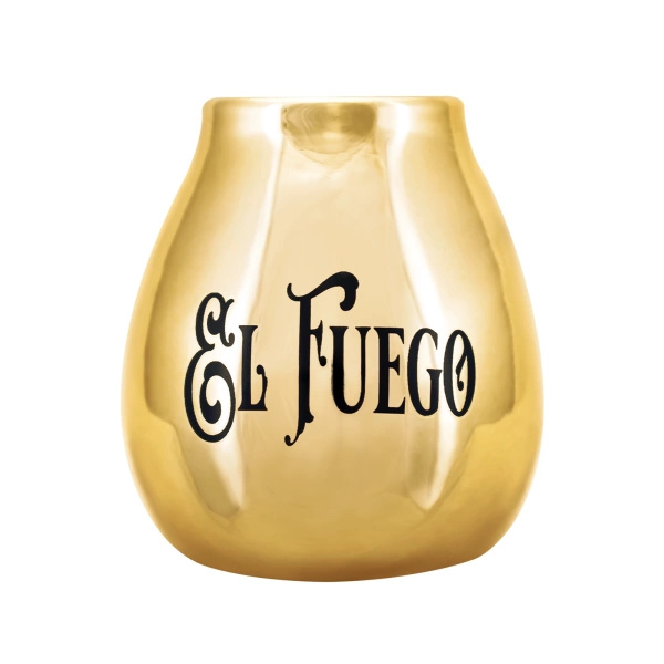 Yerba mate készlet El Fuego kerámia kalácsa bombilla