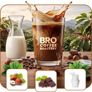 Bro Coffee Roastery – Egész kávébabos Brazil Samba Premium 1kg