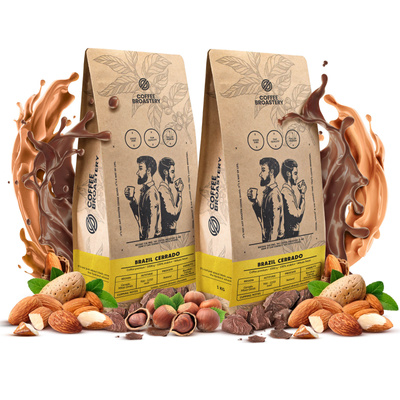 Készlet Bro Coffee Roastery Brazil Cerrado 2x1kg (2kg)