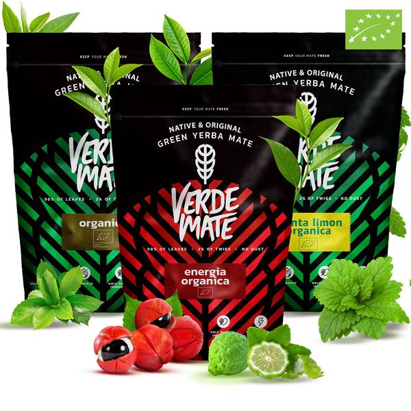 Yerba Mate készlet Verde Mate BIO 3x400g