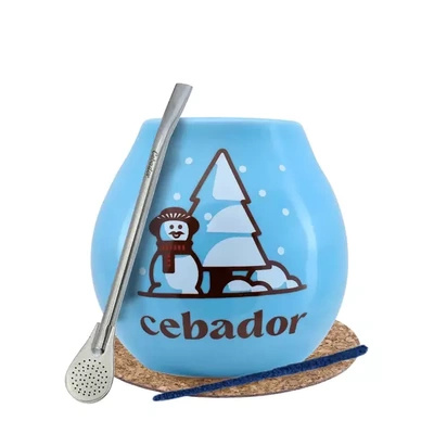 Yerba Mate téli készlet mate tökre + bombilla