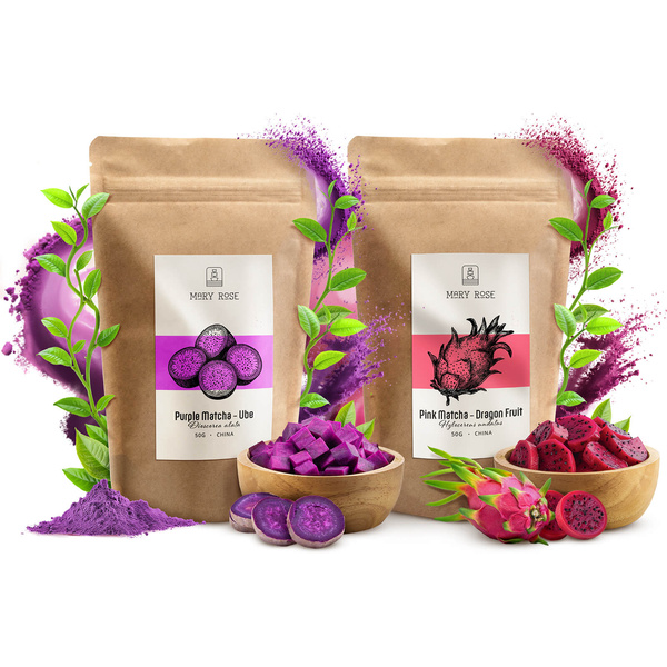 Színes matcha válogatás: Pink Matcha + Purple Matcha