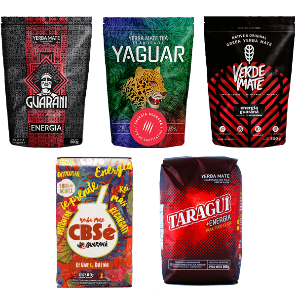 Yerba Mate Energia 5x0,5kg Különböző márkák