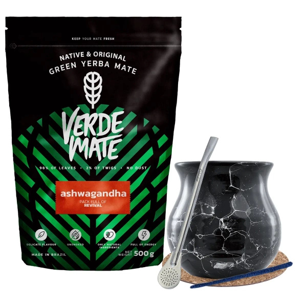 Teljes készlet Yerba Mate, matero, bombilla számára