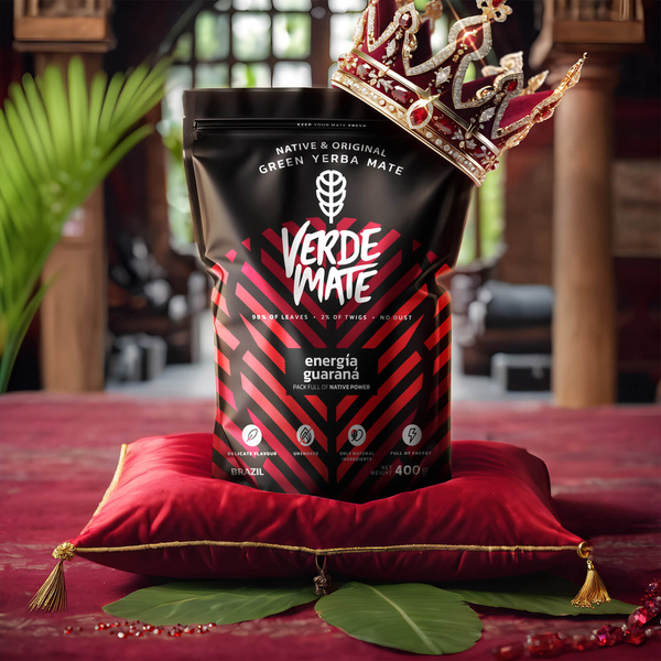 Ajándékkészlet Yerba Mate: Verde Mate Energía Guaraná + Mate Tök + Bombilla