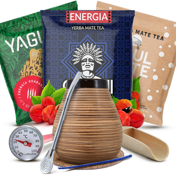 Yerba Mate készlet: minták 3x50g + Méz tök + bombilla