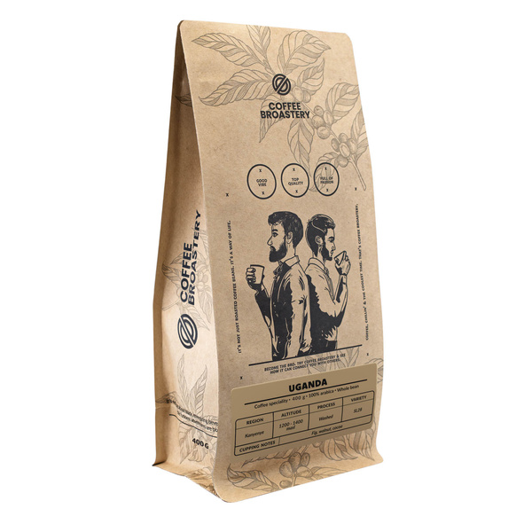 Bro Coffee Roastery - Egész kávébabos IUganda Kanyenye Speciality 400g