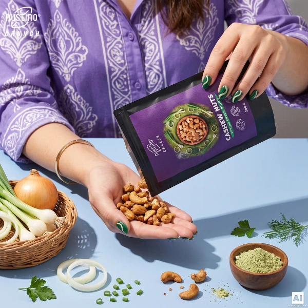 Nustino Crunch – Pörkölt kesudió – Spring Green Onion 200 g