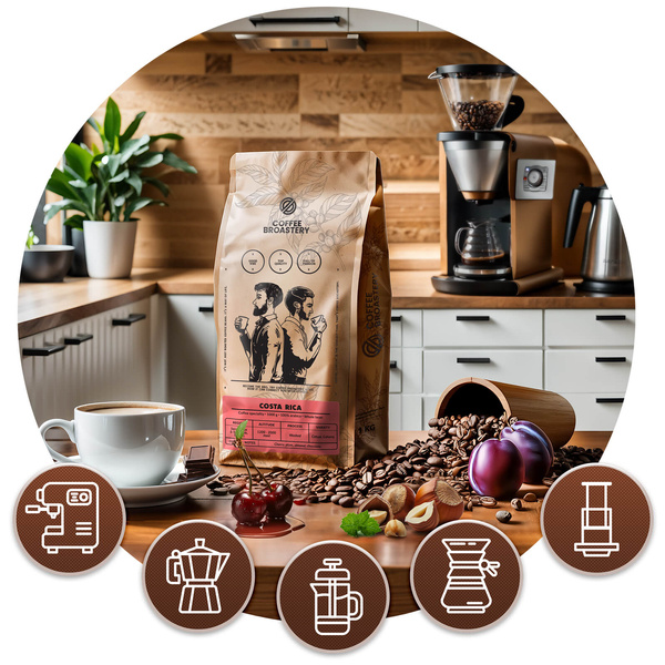 Bro Coffee Roastery - Egész kávébabos Costa Rica San Rafael Speciality 400g