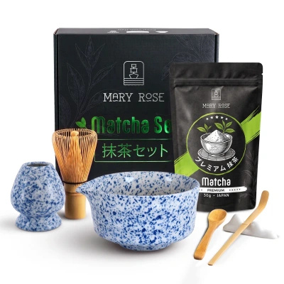 Ajándékcsomag: prémium japán matcha + matchawan + bambuszkiegészítők