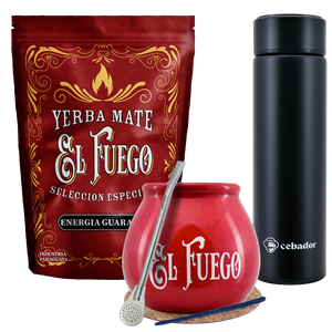 Yerba Mate El Fuego MOC 500g-os kalabász termosz készlet
