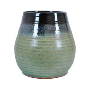 Kerámia mate csésze Niebla (fekete-zöld) 300 ml – Crater sorozat