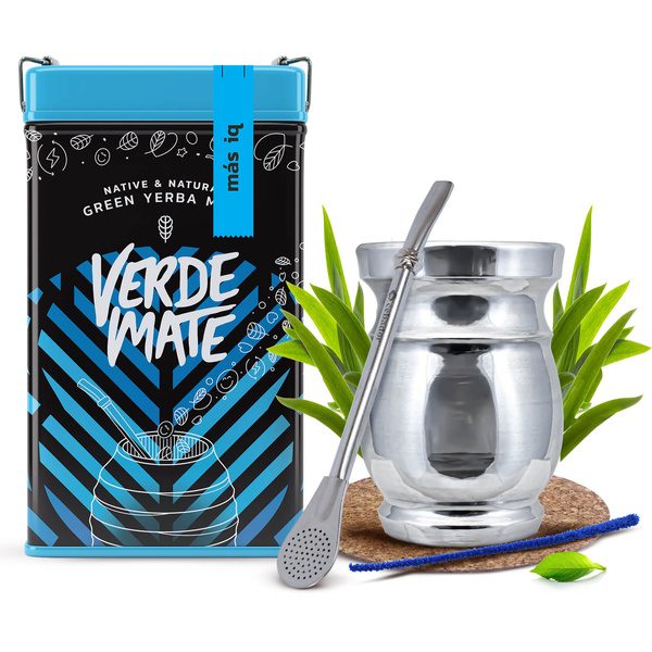 Yerbera Verde Mate Mas IQ 0.5kg Palo Santo készlet Yerbera Verde Mate Mas IQ 0.5kg Palo Santo