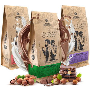 Kávészett Bro Coffee Roastery Costa Rica San Rafael + Nicaragua Colibrí Azul + Brazil Samba 3x1kg (3kg)