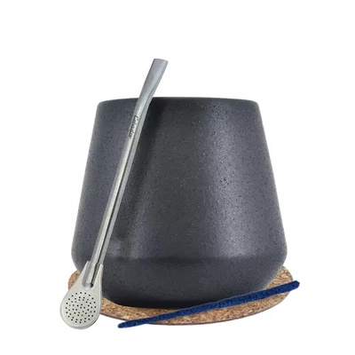 Tartozékkészlet Yerba Mate Matero Bombilla 19 cm