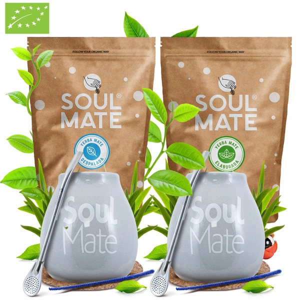 Yerba Mate szett Soul Mate Despalada 500g + Soul Mate Organica 500g