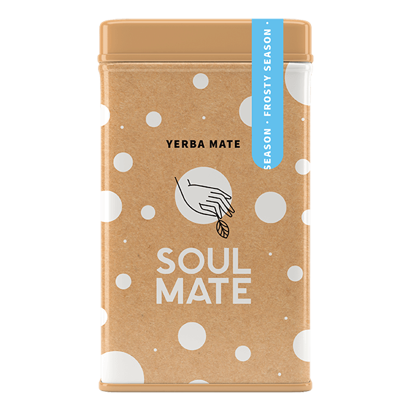 Yerbera – Fém doboz + Soul Mate Orgánica Frosty Season 0,5 kg