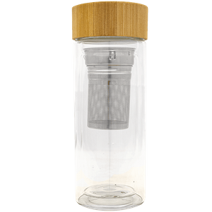 Mate to Go - üveg termosz infúzióval - 300 ml