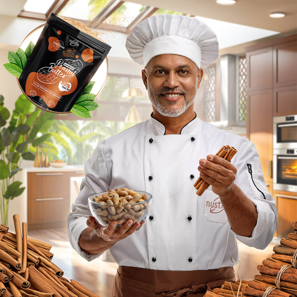 Nustino - porított mogyoróvaj - Cinnamon 400g