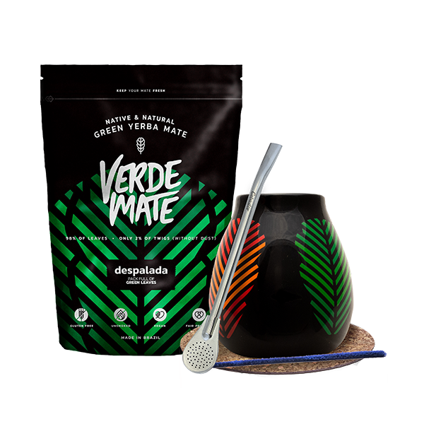 Starter szett Bombilla Mate Cup + mate tea Verde