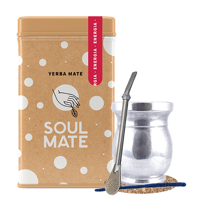 Yerbera Yerba Mate Soul Mate Organica 0.5kg Palo Santo készlet Yerba Mate Soul Mate Organica 0.5kg