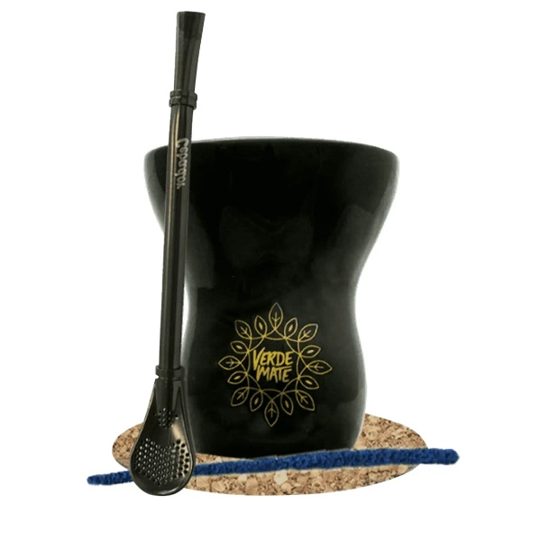 Yerba Mate Tartozékkészlet: Mate Tök + Bombilla