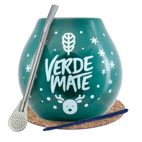Yerba Mate téli készlet Verde Mate kalácsa + bombilla