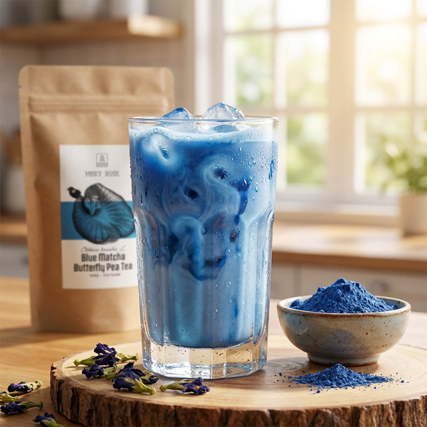 Mary Rose – Blue Matcha – Butterfly Pea Tea (por) 100 g