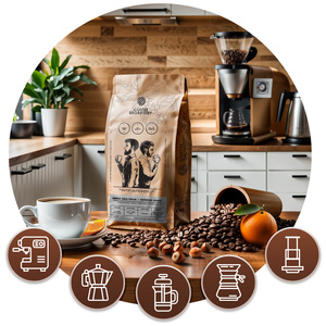 Bro Coffee Roastery - Egész kávébabos Amico dall'Italia Espresso Roast 1kg
