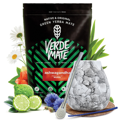 Yerba Mate készlet Verde Mate 500g 0,5kg Mate Tök + Bombilla