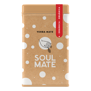 Yerbera – Fém doboz + Soul Mate Orgánica Elaborada 0,5 kg
