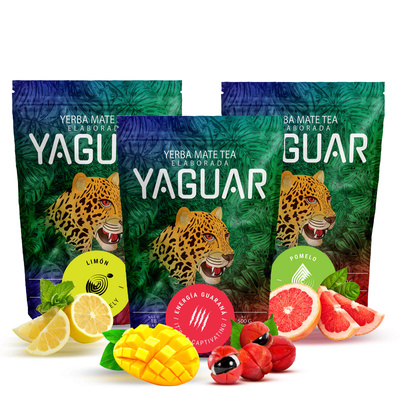 Yerba Mate Yaguar 3x500g Különböző keverékek