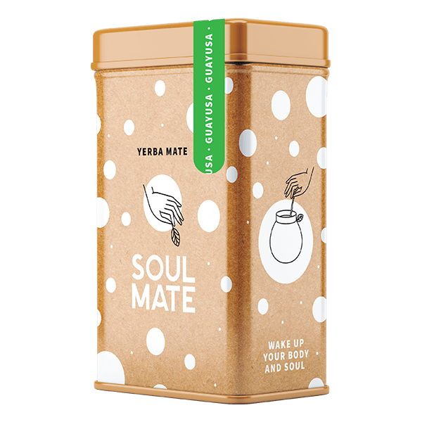 Yerbera – Fém doboz + Soul Mate Orgánica Guayusa 0,5 kg