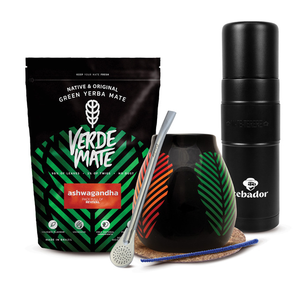 Yerba Mate készlet Verde Mate 500g 0,5kg Yerbomos XL + Mate Tök + Bombilla