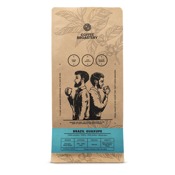 Készlet Bro Coffee Roastery Brazil Cerrado + Brazil Guaxupe 2x1kg (2kg)