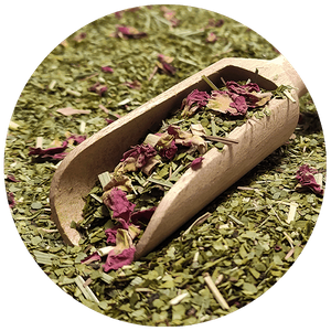 Yerbera – Fém doboz + Verde Mate Green Very Strawberry 0,5 kg