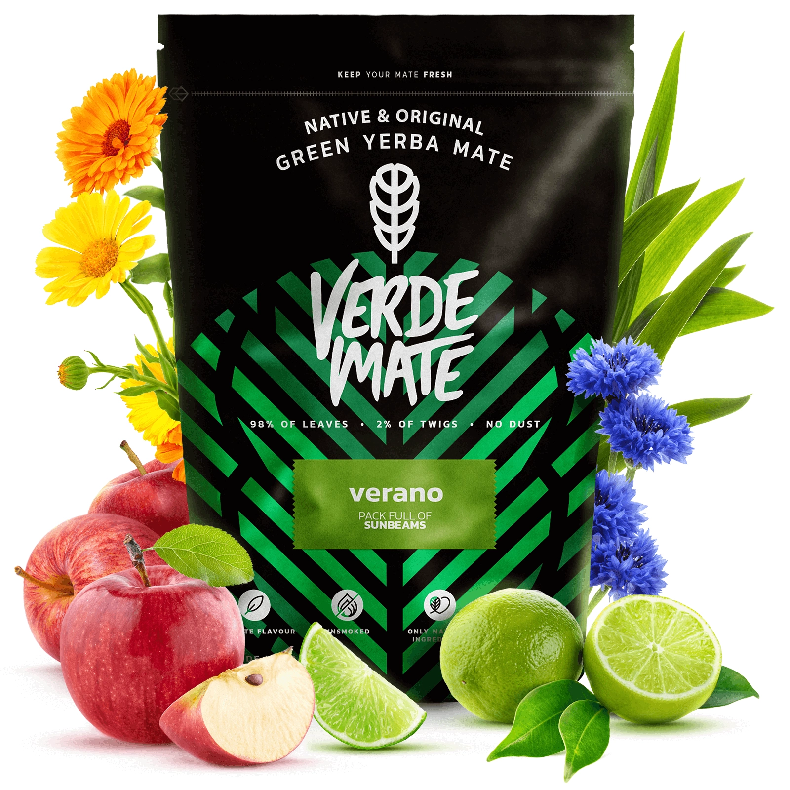 Verde Mate Green Verano - Packaging