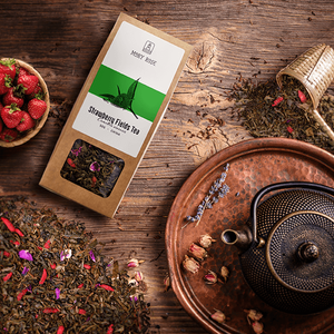 Mary Rose - Strawberry Fields zöld tea - 50g