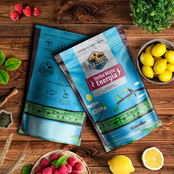 Téli ajándékkészlet Yerba Mate Rio Parana Energia 0,5kg