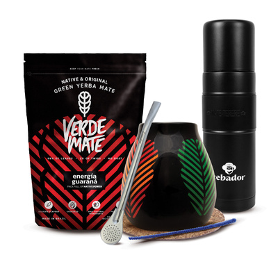 Yerba Mate készlet Verde Mate 400g 0,4kg Yerbomos XL + Mate Tök + Bombilla