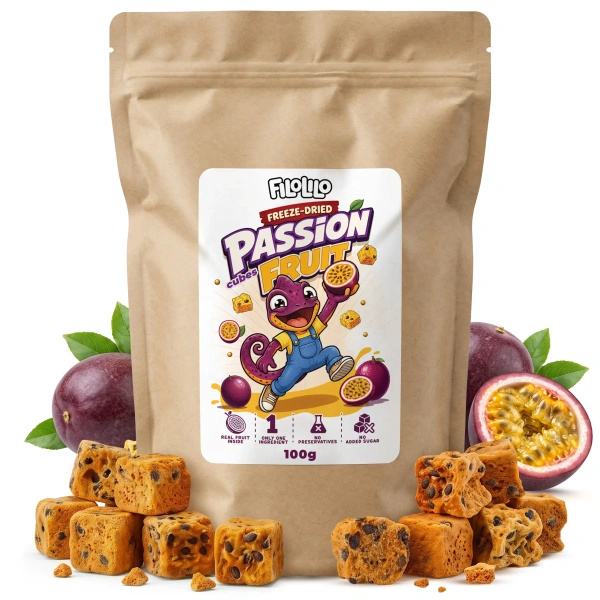 FiloLilo – Liofilizált maracuja (kockák) 100 g