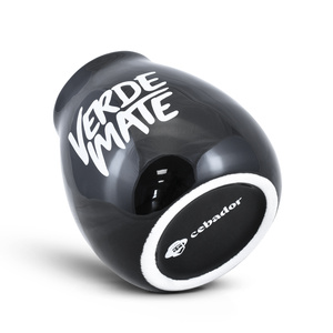 Kerámia matétök Verde Mate logóval (fekete) 350 ml