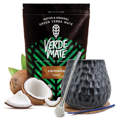 Yerba Mate készlet Verde Mate 500g 0,5kg Mate Tök + Bombilla