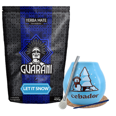 Yerba Mate Winter induló téli készlet Guarani Let it Snow 400g