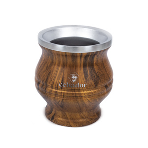 TermoColador – termosbögre yerba matéhoz – 190 ml (fa színű)