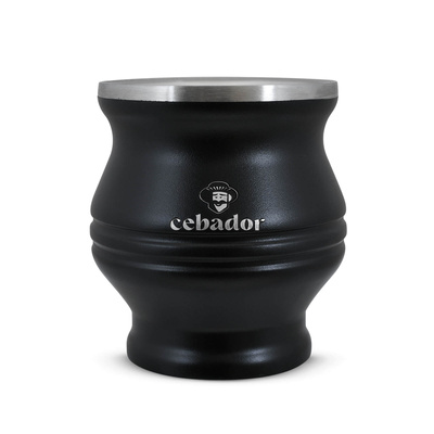 TermoColador – termosbögre yerba matéhoz – 190 ml (fekete)