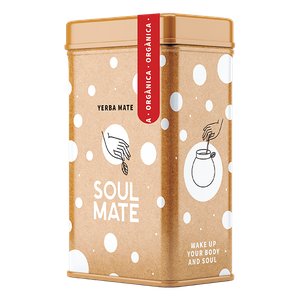Yerbera – Fém doboz + Soul Mate Orgánica Elaborada 0,5 kg