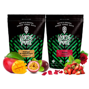 Yerba Verde Mate Mango Passiógyümölcs Eper 2x500g