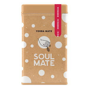 Yerbera – Fém doboz + Soul Mate Orgánica Energia 0,5 kg