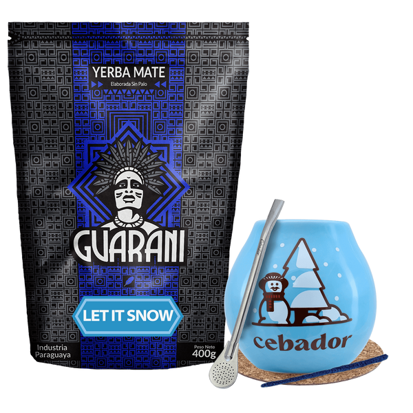 Yerba Mate Winter induló téli készlet Guarani Let it Snow 400g